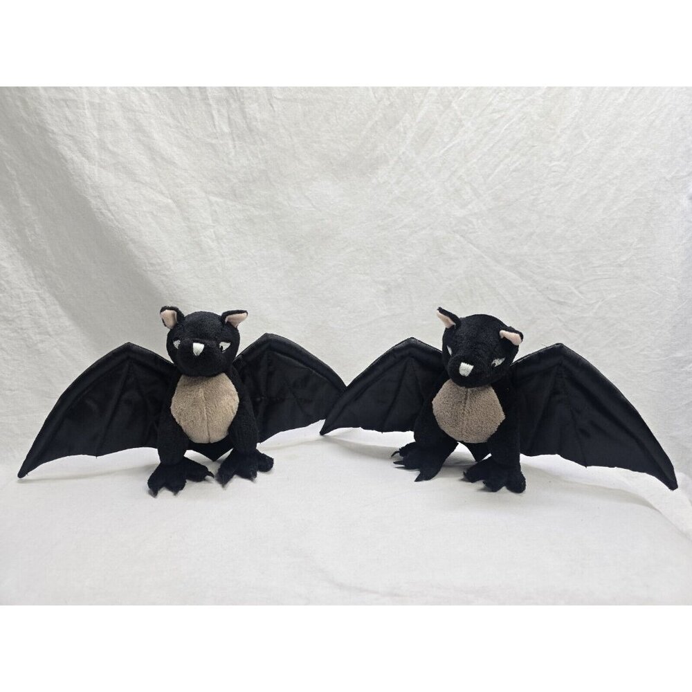 IKEA KRYP BAT Soft Toy Stuffed Animal Halloween Plush 7” Soft Toy Lot Of 2